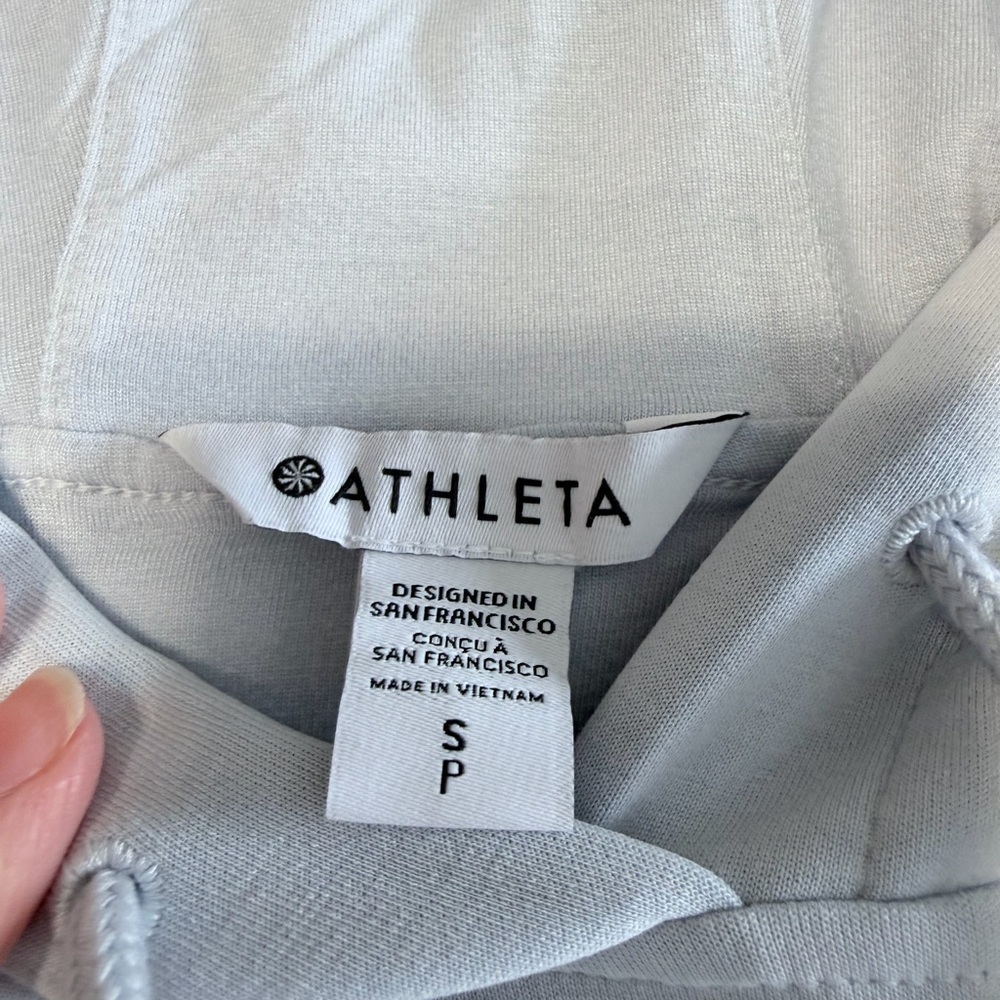 Athleta Women’s Seasoft Bubble Hem Hoodie-Size Small - Picture 5 of 6